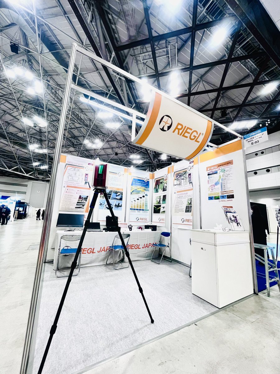 【展示会のお知らせ】

本日より東京ビックサイトで開催されるG空間EXPO2025に出展致しております！

会場にお越しの際はぜひお立ち寄りください。

ブースNo. E-03
(南ホール4)

#G空間EXPO
#東京ビックサイト
#RIEGL #リーグルジャパン
#TLS #VZ600i #ULS #VUX
#地理空間情報技術
#3次元 #点群 #計測