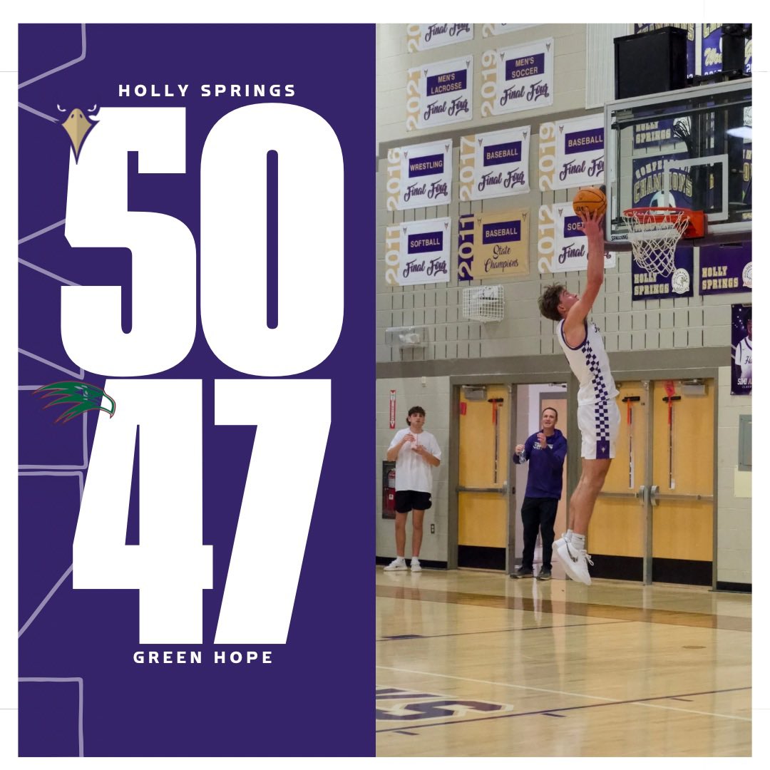 Holly Springs BBall (@hshsmbb) on Twitter photo Seniors were awesome for us tonight. <a href="/jakecackovic/">jake</a> double double and a terror both ways, <a href="/samgoode06/">Sam Goode</a>💪👑, Kingston Davis 6pts and played tough. Younger guys pretty great too: <a href="/ChaseOlgine08/">chase olgine</a> 12pts, <a href="/josiah_currie/">josiah currie</a> 6pts, Sam Webster 2pts and great individual and team D. Seniors were awesome for us tonight. <a href="/jakecackovic/">jake</a> double double and a terror both ways, <a href="/samgoode06/">Sam Goode</a>💪👑, Kingston Davis 6pts and played tough. Younger guys pretty great too: <a href="/ChaseOlgine08/">chase olgine</a> 12pts, <a href="/josiah_currie/">josiah currie</a> 6pts, Sam Webster 2pts and great individual and team D.