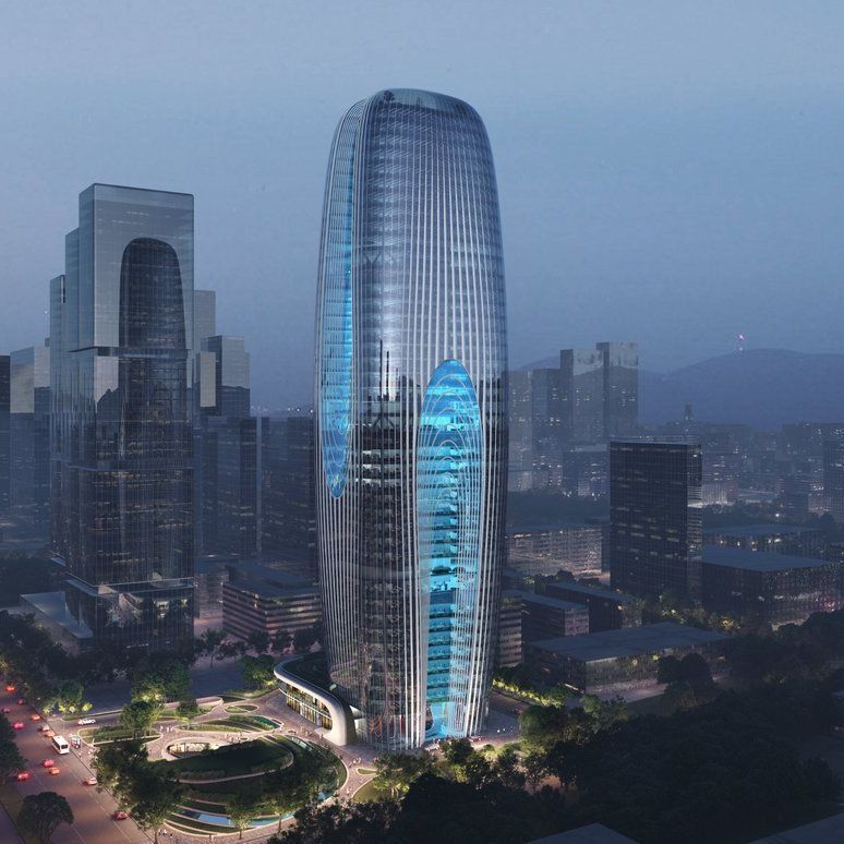 This Zaha Hadid Architects-designed skyscraper is coming to China. The 210-metre Daxia Tower is targeting a LEED Gold certification and will feature sculpted facades that help bring natural light deep into the building’s floor plate.