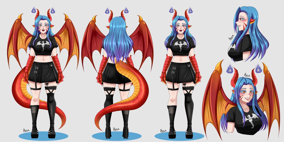 5queeker's tweet image. Good news everyone, I just received my updated character ref sheet!
#Vtuber #VtuberEN