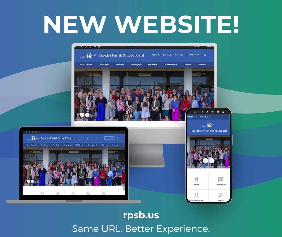 We’re thrilled to announce the launch of our redesigned district website! This new platform is built to better serve all of our stakeholders and schools. Visit rpsb.us to check it out!
#BetterTogether