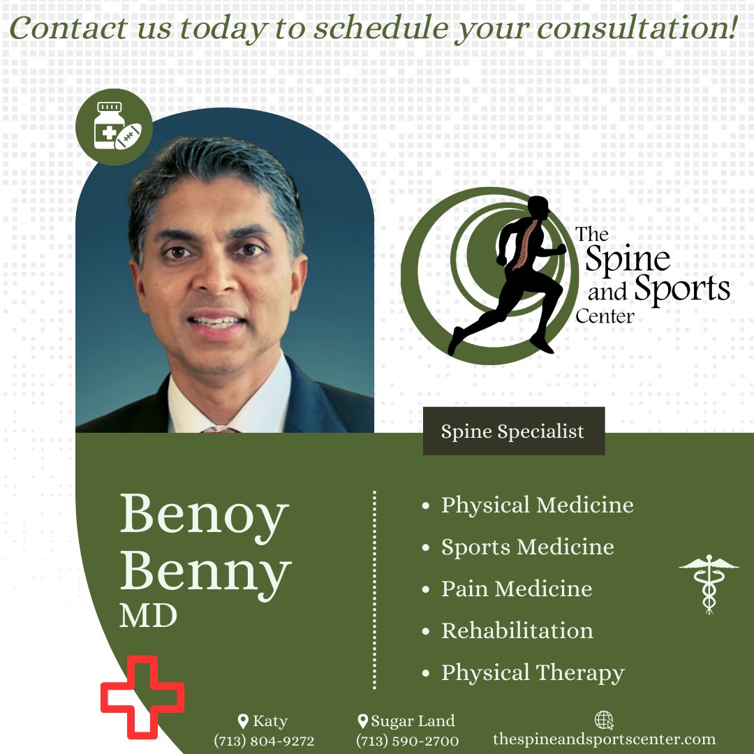 Big3️⃣0️⃣ (@elitect16) on Twitter photo Research shows that athletes who prioritize recovery improve their performance by 15%! Thanks to Dr. Benny and <a href="/SpineSportCtr/">SpineAndSportsCenter</a>, I’m focused on sustainable progress, not just short-term gains. Call 713-590-2700 for details! Research shows that athletes who prioritize recovery improve their performance by 15%! Thanks to Dr. Benny and <a href="/SpineSportCtr/">SpineAndSportsCenter</a>, I’m focused on sustainable progress, not just short-term gains. Call 713-590-2700 for details!