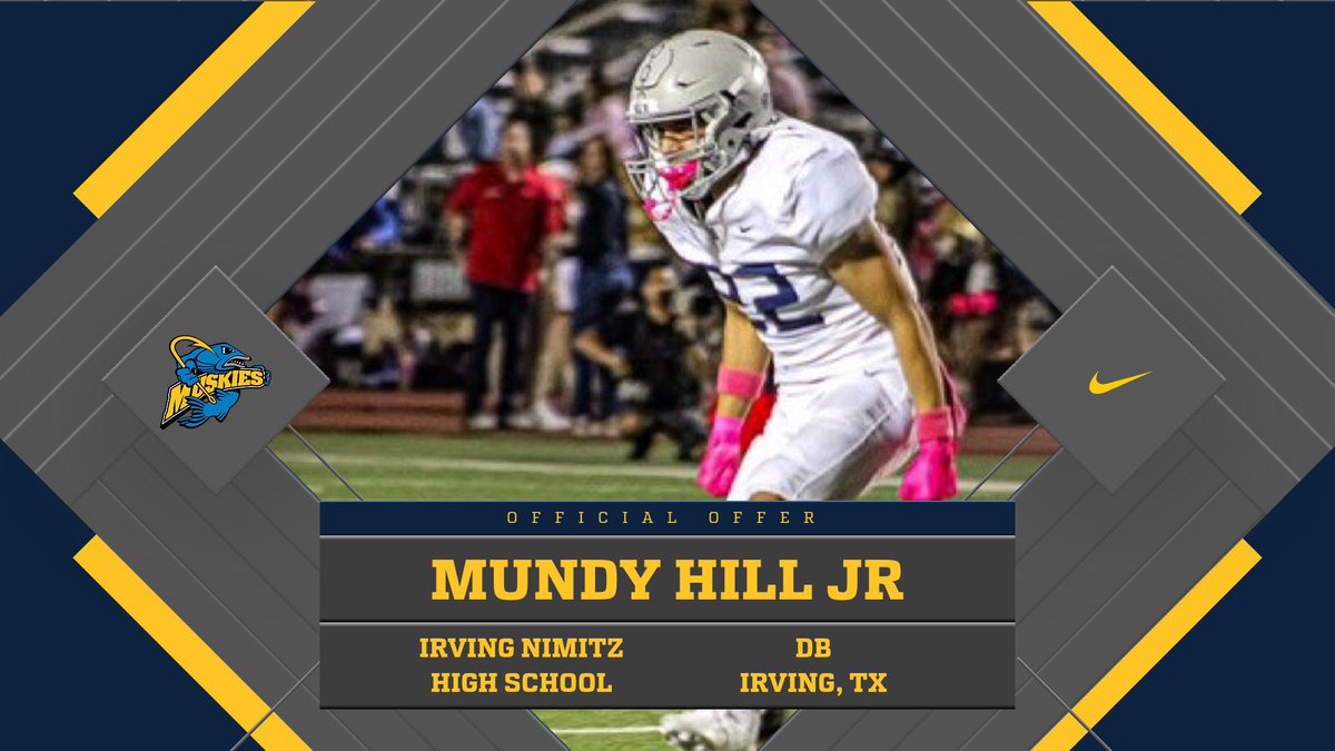 Mundy Hill Jr. (@mundyhill) on Twitter photo After a great conversation with <a href="/Coach_Woody24/">Coach Woodson</a> I’m blessed to receive my 7th offer from <a href="/LUMuskieFB/">Lakeland Football</a> to play at the next level I’m extremely thankful and honored <a href="/Coach_M_A_Small/">Coach M.A. Small II</a> <a href="/NimitzFootball1/">Nimitz Football</a> <a href="/UltraPreps/">UltraPreps</a> After a great conversation with <a href="/Coach_Woody24/">Coach Woodson</a> I’m blessed to receive my 7th offer from <a href="/LUMuskieFB/">Lakeland Football</a> to play at the next level I’m extremely thankful and honored <a href="/Coach_M_A_Small/">Coach M.A. Small II</a> <a href="/NimitzFootball1/">Nimitz Football</a> <a href="/UltraPreps/">UltraPreps</a>