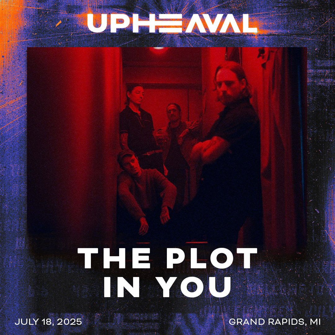 Upheaval Festival (@upheavalfest) on Twitter photo THIS IS FOR MY FRIENDS!!! Thrilled to welcome <a href="/ThePlotInYou/">The Plot In You</a> to the Upheaval lineup on Friday, July 18th!
๐ Get tickets at upheavalfest.com
๐ฅ Check back tomorrow for another artist announcement! THIS IS FOR MY FRIENDS!!! Thrilled to welcome <a href="/ThePlotInYou/">The Plot In You</a> to the Upheaval lineup on Friday, July 18th!
๐ Get tickets at upheavalfest.com
๐ฅ Check back tomorrow for another artist announcement!
