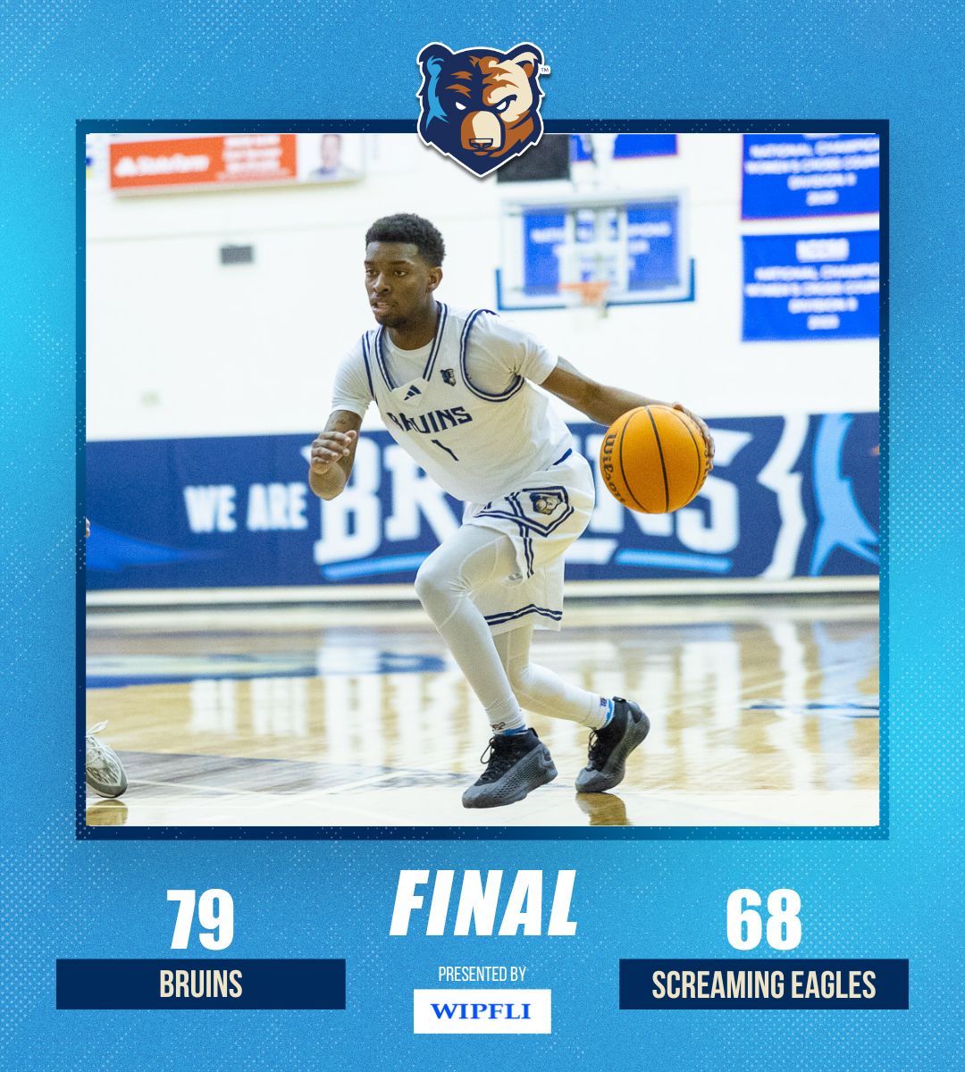 The Bruins pick up a BIG road victory against the Toccoa Falls Screaming Eagles! 🐻🏀