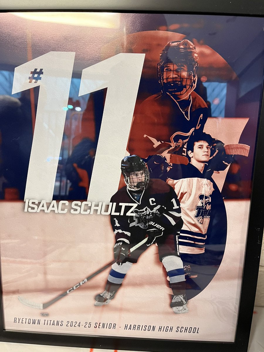 Congratulations to Alex and Isaac on your senior night! Thank you for all you have done for our Hockey program over the years!