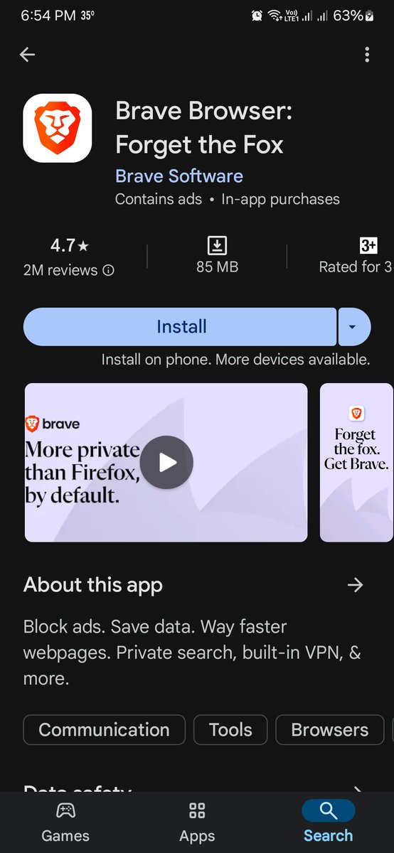 NoahDunbarDev's tweet photo. Brave: mines crypto
Firefox: is open source https://t.co/nuETAFRSXV