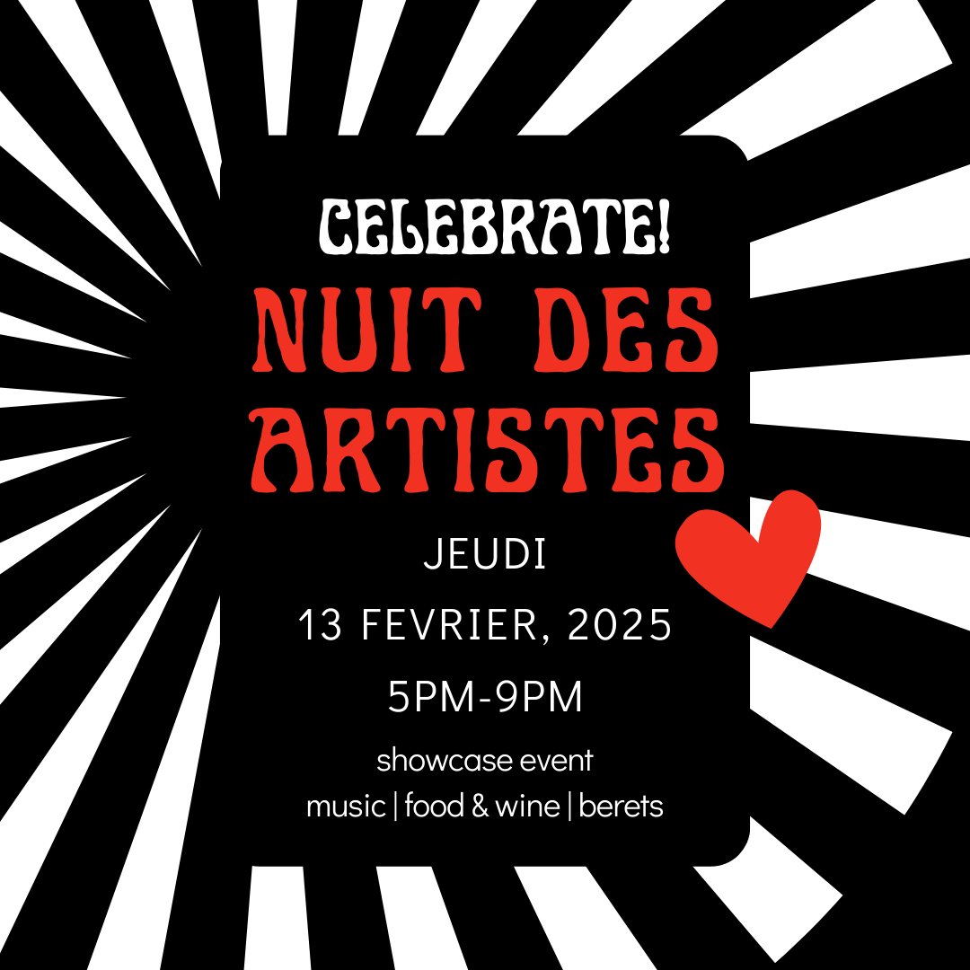 cspaceprojects's tweet photo. Dive into a world of creativity and inspiration at our annual February “I Heart Arts” Showcase Event - Nuit Des Artistes! Free to Attend!

#cspace #cspaceprojects #mardaloop #cspaceshowcase #southcalgary #yyc #yycart #yycevents #yycliving #yycbuzz #creativehub #artshub #freeevent https://t.co/IVzYB3vogI
