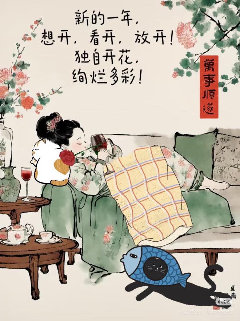 Ngày 29/1/2025- Mùng 1 Tết

Năm mới, nghĩ thông, nhìn thoáng, buông bỏ được! 
Tự mình nở hoa, rực rỡ màu sắc!

Trích từ FB Chị Minh Nguyễn