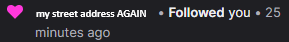 yourlocalgoost's tweet photo. UPDATE: They are still able to go on Twitch. This is no longer someone trolling, it is a harasser. Not only did they follow again, doxing me with my street address, but they also had the audacity to use my redeems.
@Twitch @TwitchSupport are you going to let them continue this? https://t.co/moEOLgzi9x