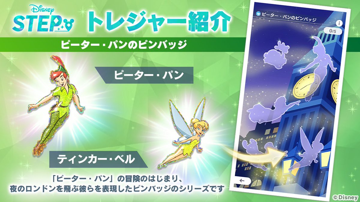 💎トレジャー紹介💎 『ピーター・パン』の冒険のはじまり、夜の