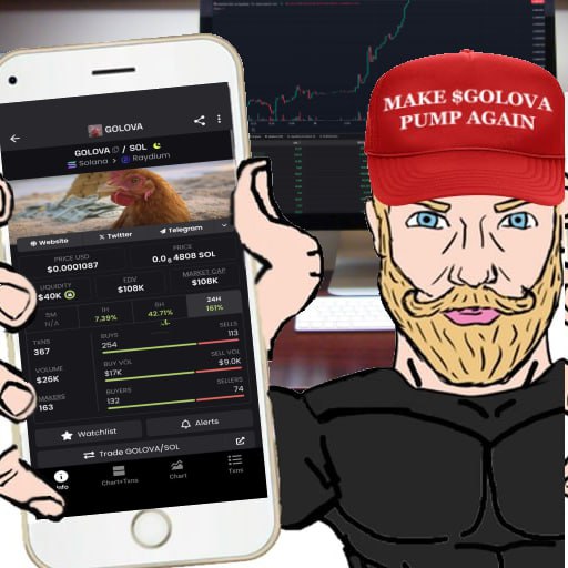 23423ee3's tweet photo. @elonmusk I advise you to pay attention to the new $GOLOVA token. In the 3 days of this token's existence, its capitalization has exceeded $115,000, and the chart maintains a positive trend, with $GOLOVA having a huge community, high support, and big plans for the future. https://t.co/B986cf58IK