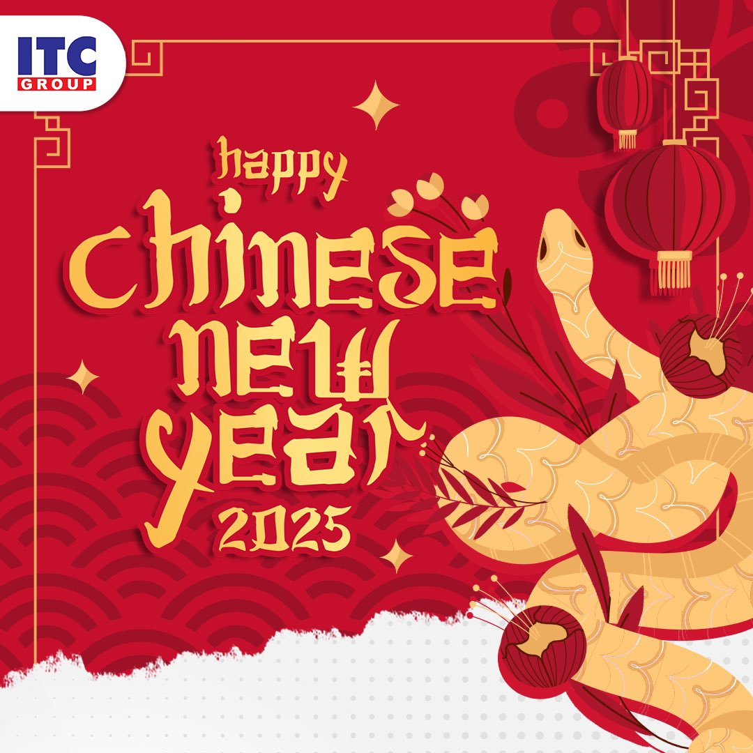 Happy Chinese New Year 

May the Year of the Snake bring you great success, exceptional health, and abundant happiness.

Gong Xi Fa Cai! 🧧🐍

#itcgroup #itcprivilege #itconestopyourneeds #itcsemuaada #itcpilihanku #imlek #cny #CNY2025