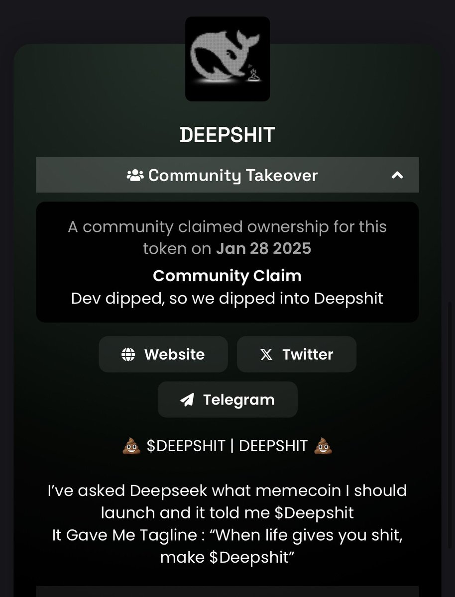 naressa_khan's tweet image. Am I officially a degen for loving this?

God, I’m in #DEEPSHIT.

🤣🤣🤣🤣🤣