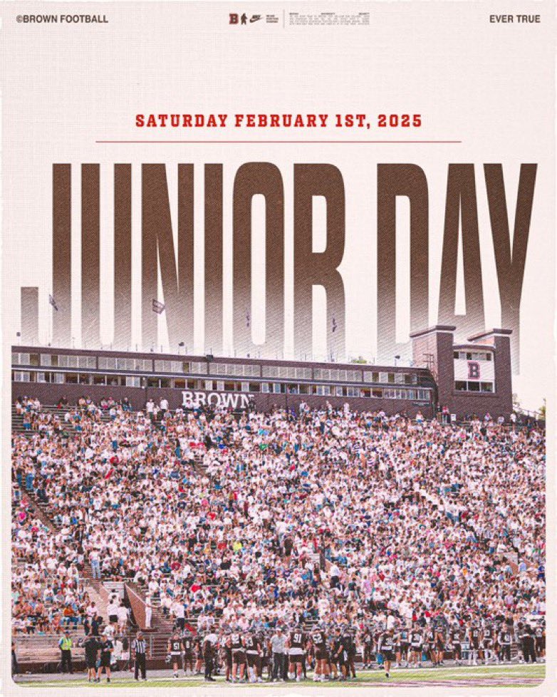 Excited to be back on campus for <a href="/BrownU_Football/">Brown Bears Football</a> Junior Day this Saturday. Thank you <a href="/CoachPDeCapito/">Phil DeCapito</a> for the invite.