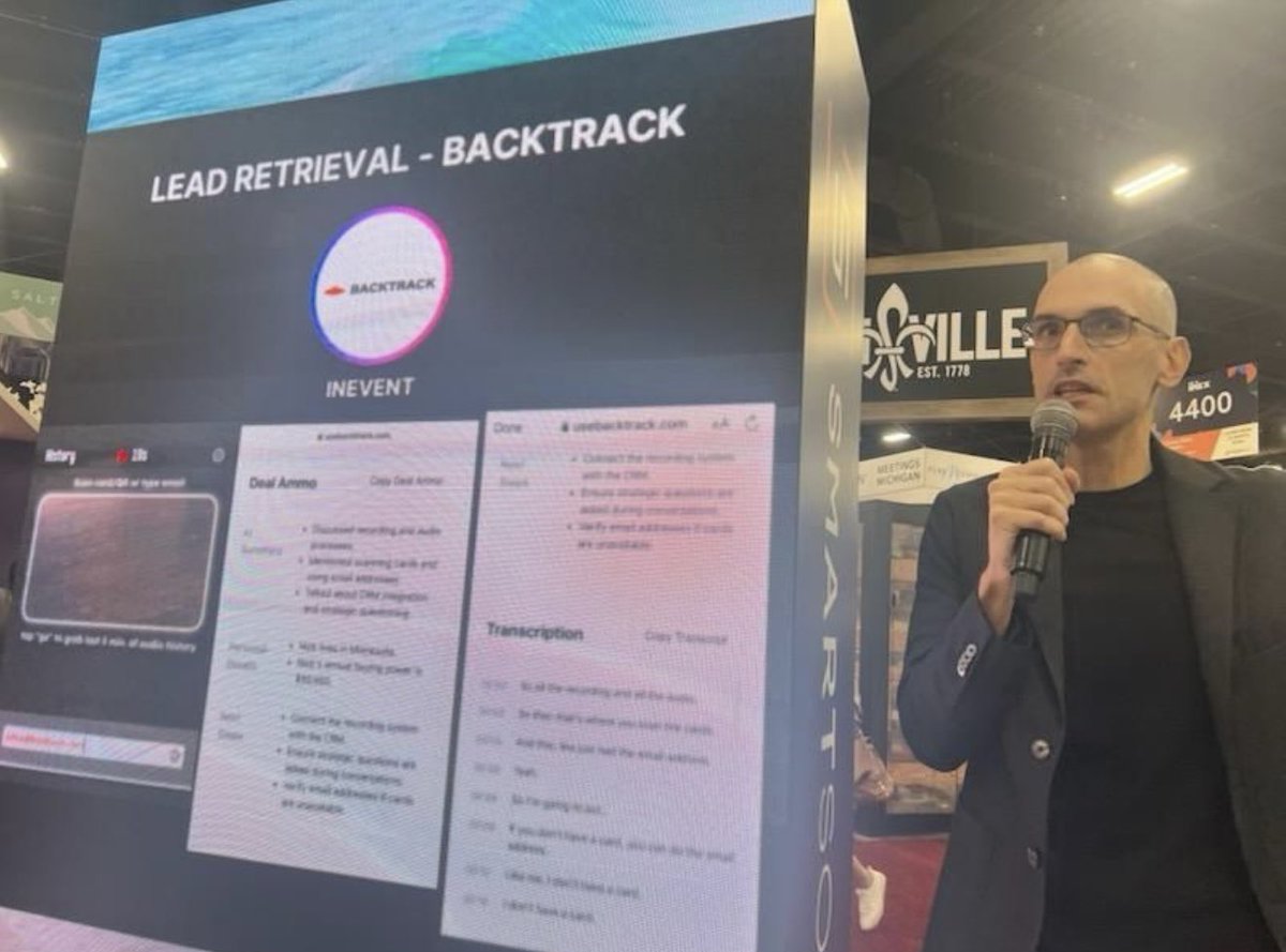 Thank you <a href="/tojulius/">Julius Solaris</a> for highlighting us 🎤

Funny story about this photo — 

A woman came to me after and says “That was amazing! How did you do that?”

Me: “Do what exactly?” 

Her: “Julius shared a bit about your tool in his talk! I’m jealous!”

Me: 😲

Appreciate the support!