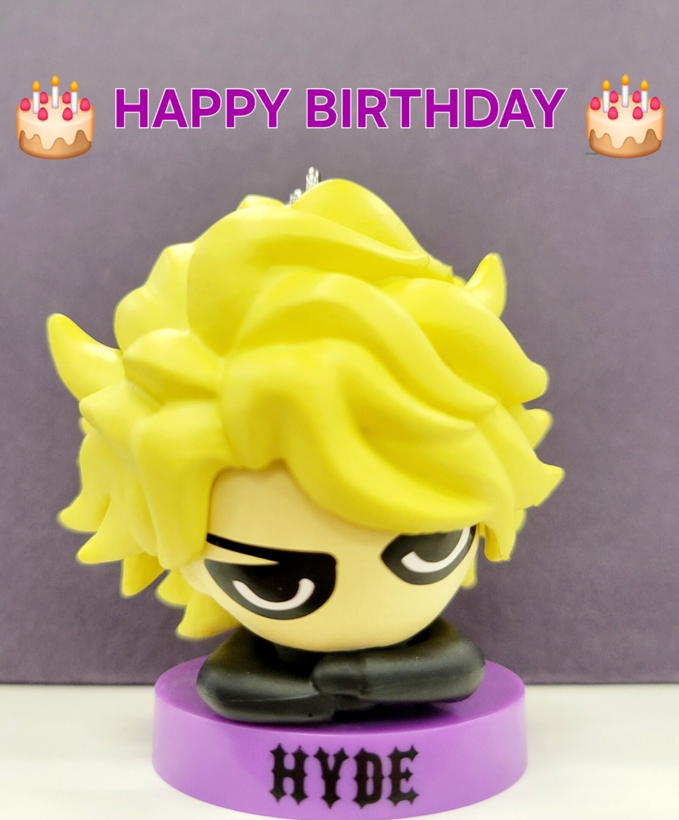 【新品・未使用品】HYDE 楽天Edyキーホルダー　10個セット HYDEオリジナルEdyフィギュアキーホルダー | HYDE