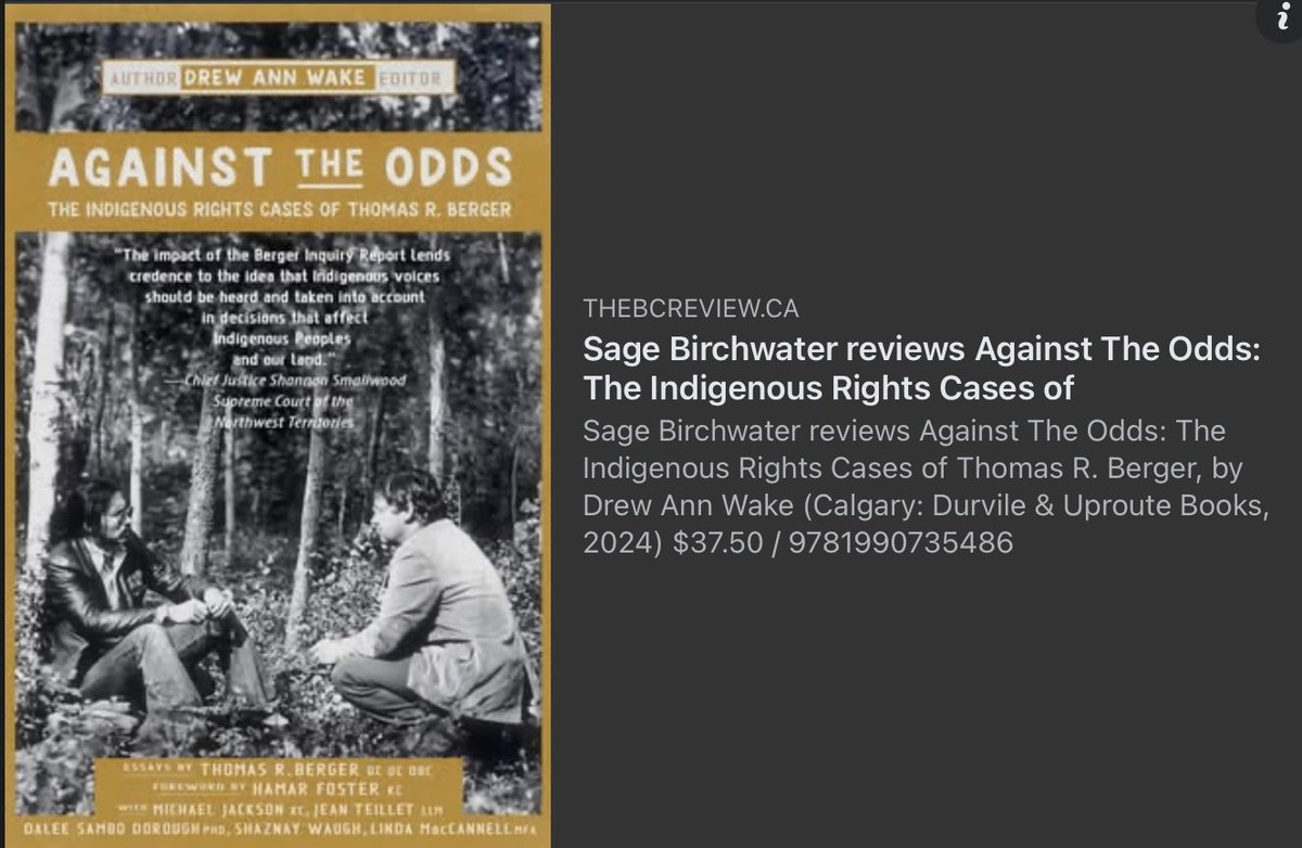 Drew Ann Wake's book caught the attention of The BC Review. thebcreview.ca/2025/01/28/243…