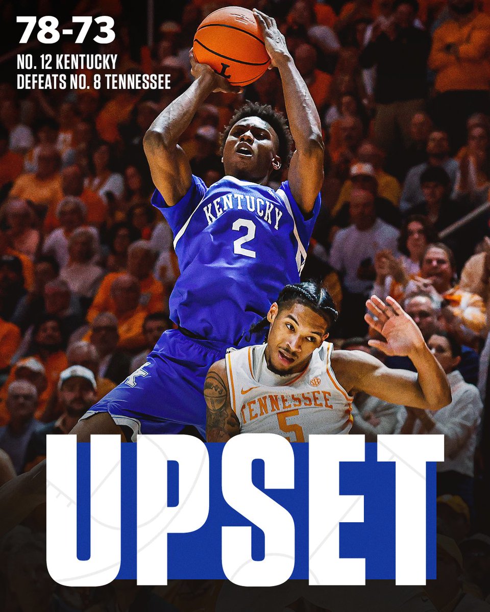 KENTUCKY TAKES DOWN THE VOLS IN KNOXVILLE 🚨