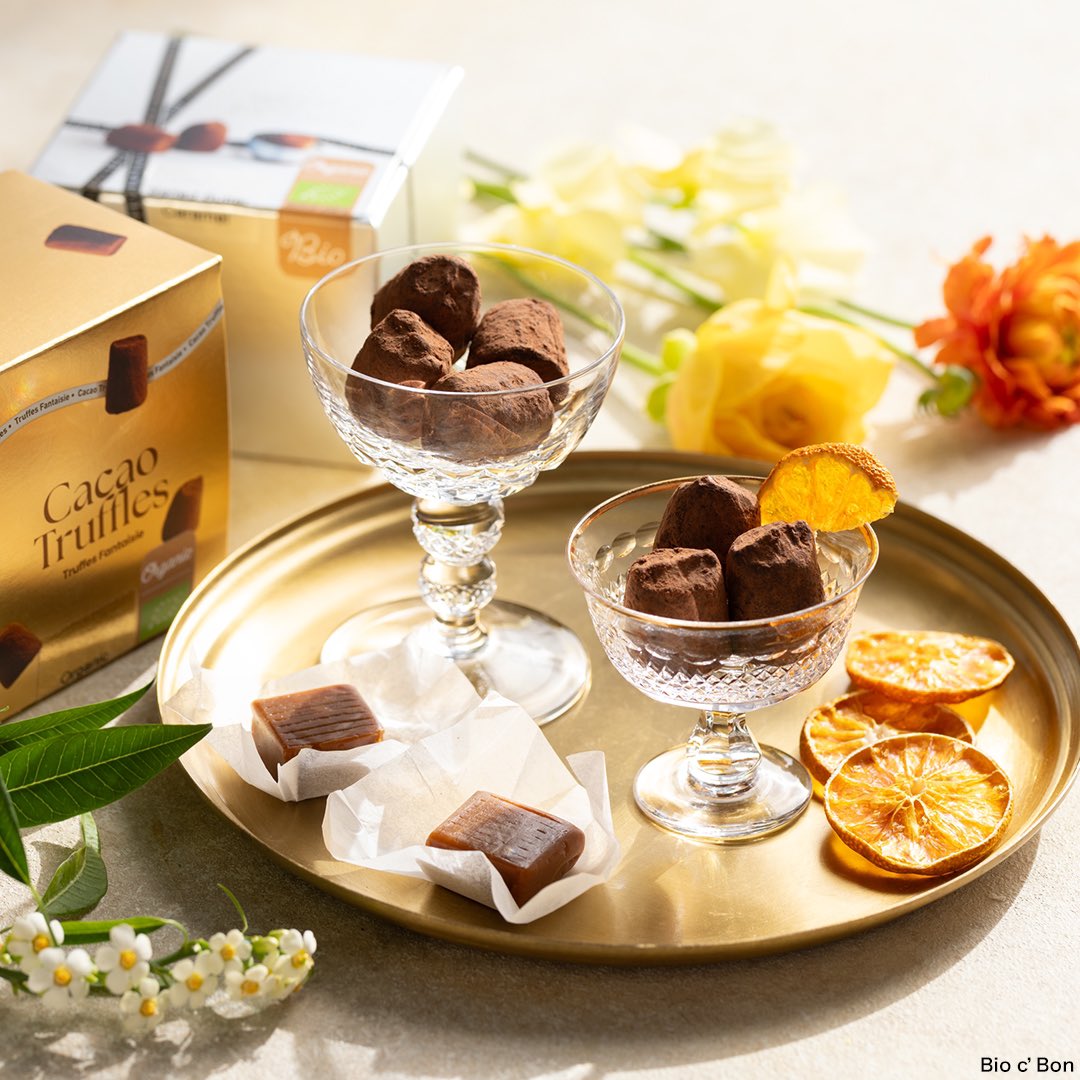 なめらかな口どけが人気💕オーガニックトリュフチョコ】オレンジピール