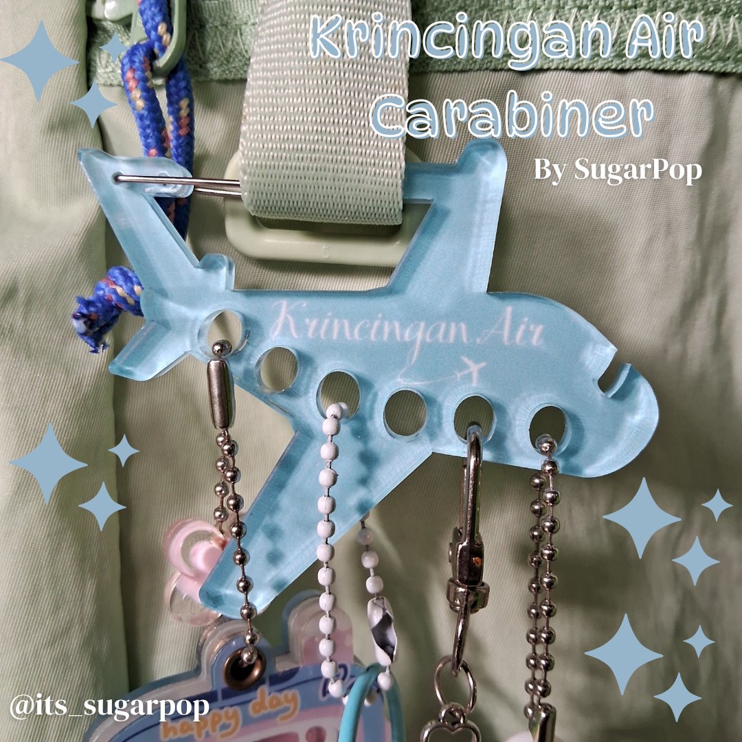 ♡ Like &amp; Repost are appreciated ♡

OPEN PRE-ORDER KRINCINGAN AIR CARABINER by SugarPop

📆 : 29 Januari - 5 Februari 2025
✨ Size: 6,8 cm x 8 cm
💰 : 50K (DP 35K)
Pelunasan via checkout 🍊 [bisa keep event]

Lebih detail bisa dibaca di form yaa~^^ 
🔗 forms.gle/LRCWgHjwxgtmHj…