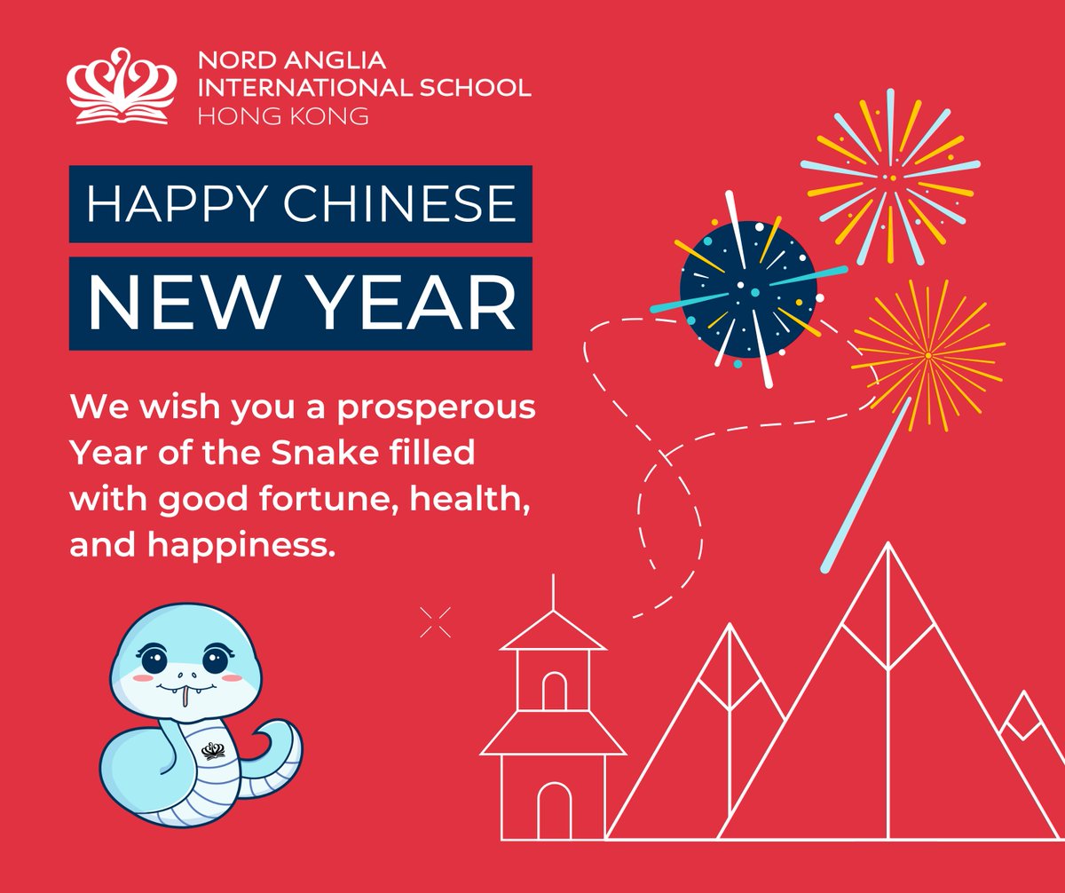 NAISHongKong's tweet image. 🌟 Happy Chinese New Year from all of us at NAIS Hong Kong! 🎉We wish you a year filled with wisdom, strength, and prosperity. 🐍✨ May this festive season bring joy, good fortune, and happiness to you and your loved ones!🎊
