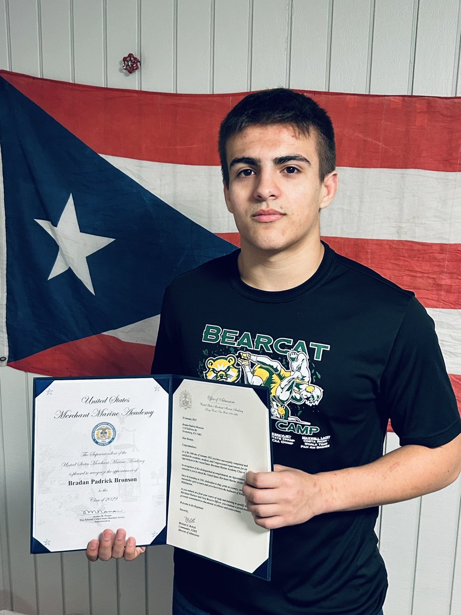 Bradan Bronson (@bradan_bronson) on Twitter photo Proud to receive an appointment to the United States Merchant Marine Academy. <a href="/USMMAFootball/">USMMA Football</a> <a href="/CoachKikel/">James Kikel</a> Proud to receive an appointment to the United States Merchant Marine Academy. <a href="/USMMAFootball/">USMMA Football</a> <a href="/CoachKikel/">James Kikel</a>