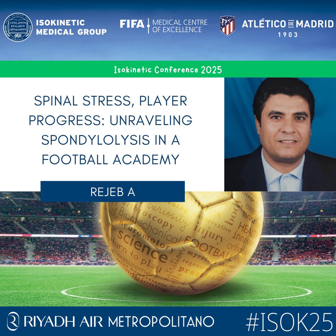 Dr. Abdallah Rejeb (@abdallahrajeb) on Twitter photo Looking forward to share our experience about Youth Spine Injury with friends and colleagues <a href="/IsokineticMed/">Isokinetic</a> conference <a href="/footballmed/">Isokinetic Conference</a> Looking forward to share our experience about Youth Spine Injury with friends and colleagues <a href="/IsokineticMed/">Isokinetic</a> conference <a href="/footballmed/">Isokinetic Conference</a>