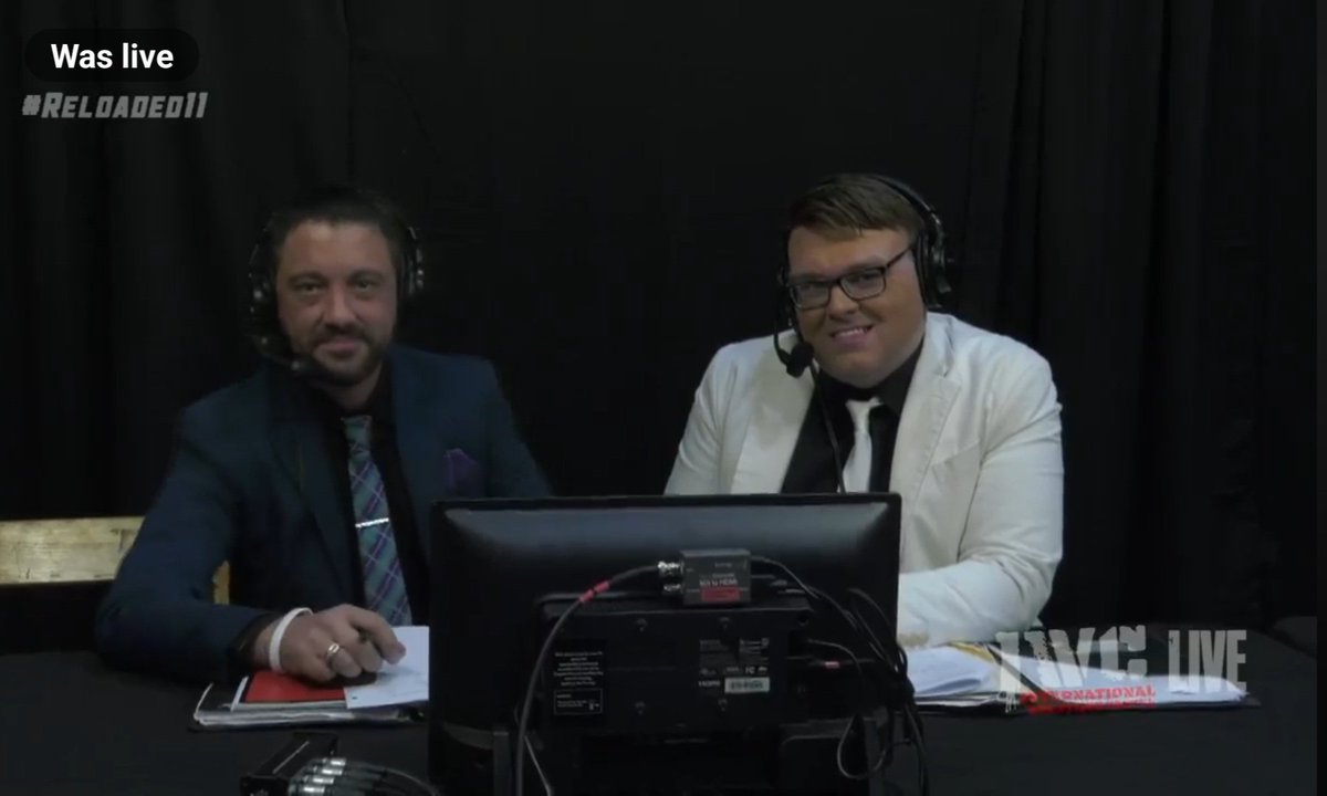 NickLendl's tweet photo. It's always a fun time when you're on #Commentary with @joe_dombrowski! π€
@IWCwrestling
#Reloaded 11.0
#ResetButton
Catch the replay NOW on #TrillerTV or the #IWCNetwork at https://t.co/nzupb68iAP! https://t.co/ClQg0mxb36
