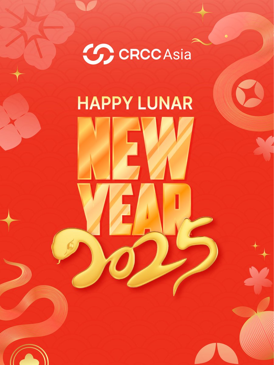 ✨ Happy Lunar New Year from CRCC Asia! 🐍 新春快乐 🎉

Wishing you all a year full of growth, wisdom, and exciting new opportunities! 🌱