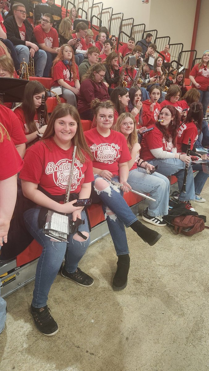 BCHS_Mr_J's tweet photo. Special thank you to the Boyd County Pep Band! You guys rocked! It was so great to be back after several weeks off. Thanks for being good humans! #bestbandintheland #6thmanpepband #LoudAndProud https://t.co/31WefFjOw8