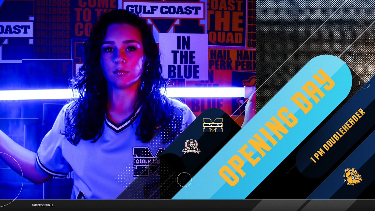 𝗦𝗘𝗔𝗦𝗢𝗡 𝗢𝗣𝗘𝗡𝗘𝗥

SOFTBALL | <a href="/MGCCCSoftball/">MGCCC Softball</a> gets things started ... TODAY!

🆚 : Reid State
📍 : Evergreen, Ala.
🕓 :  1 pm doubleheader
📰 : mgcccbulldogs.com/sports/sball/2…