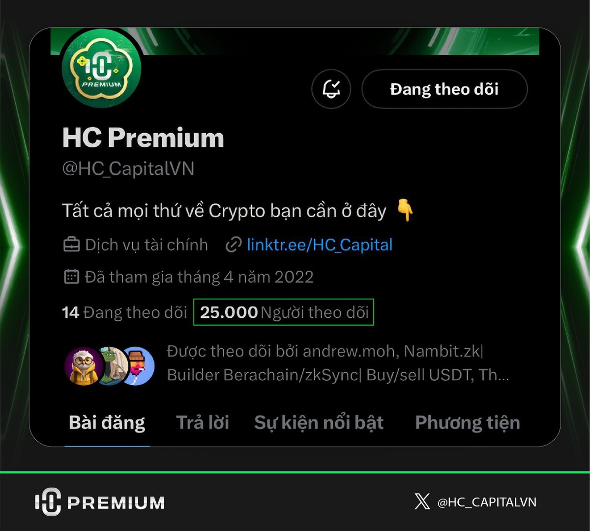 🧧 MINIGAME LỘC LÁ ĐẦU NĂM - NHẬN LÌ XÌ MAY MẮN🧧

✨ Năm mới rộn ràng, lộc vàng trao tay✨

🍀 Nhân dịp đầu năm, xin gửi đến ae minigame dự đoán giá đóng cửa cặp BTC/USDT (sàn #Binance ) ngày mùng 2 tết

🍀 Với cơ hội nhận ngay phong bao lì xì trị giá 500K