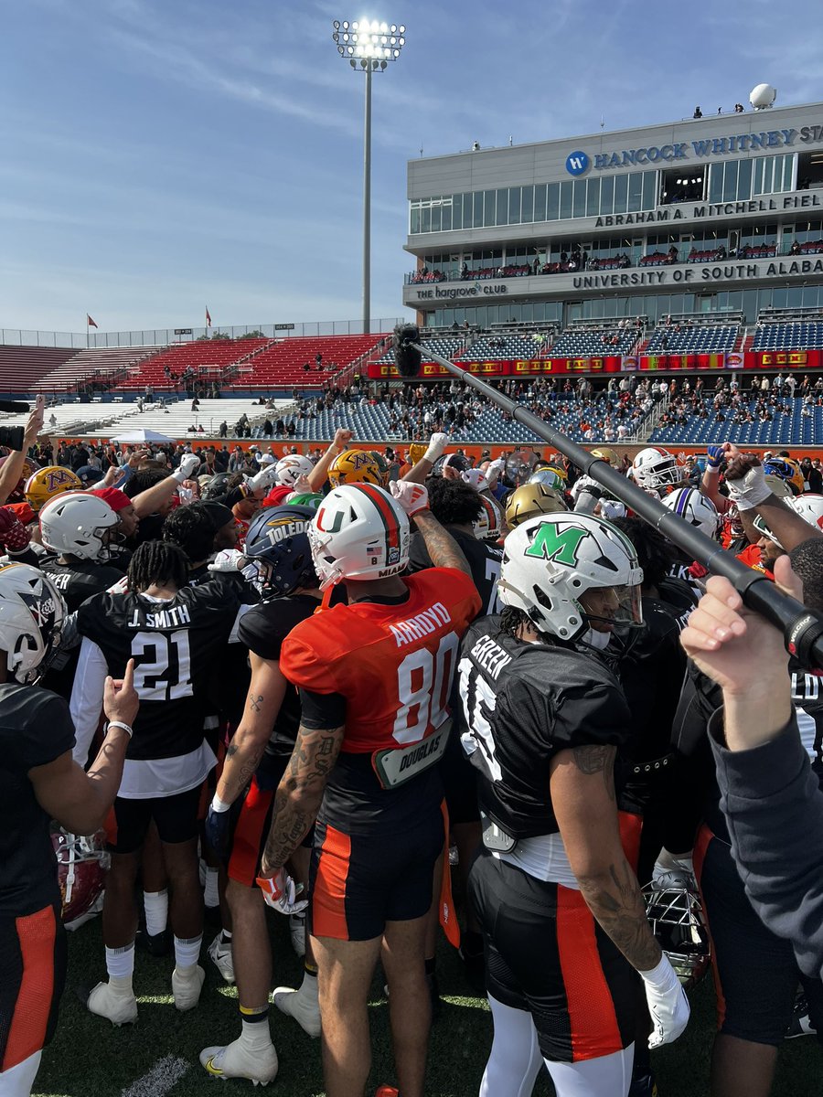tdotbrew's tweet photo. Great first day of practice down in Mobile! 

@NextgenProspect x @seniorbowl 

#TheDraftStartsInMobile 
#WinWithLogic https://t.co/IQahWHJ1Pb