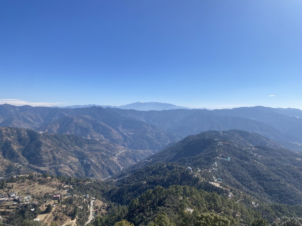 Clear skies &amp; bright sunshine – the tale of hills these days.