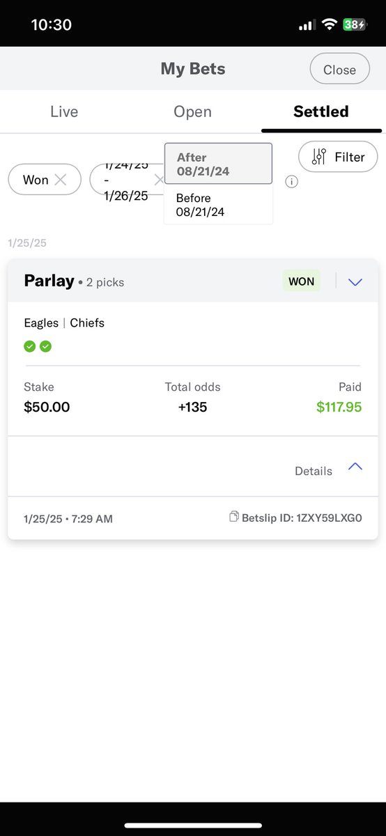 Wasn’t willing to play straight bets this weekend even though it would have worked. I’m not much on -110. Don’t bet enough to make money at -110.
