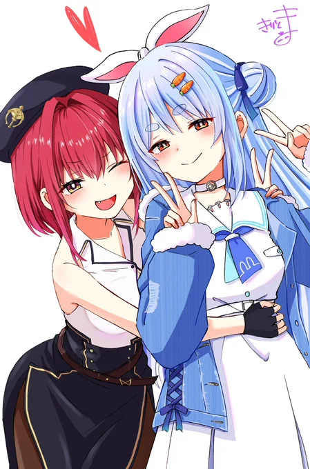 ぺこマリweek最高!! #ぺこらーと #マリンのお宝 #ぺこマリweek 