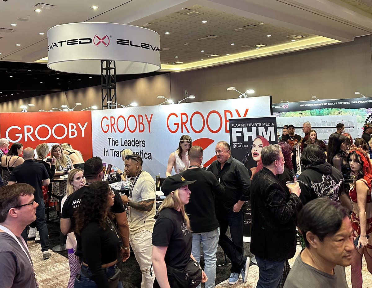 Elevated X (@elevatedx) on Twitter photo We felt it was time for trans performers to make the move to appearing before a global audience at AVN.
Thank you to <a href="/groobydotcom/">Grooby Productions</a> for taking this leap of faith with us! Thank you <a href="/AVNMediaNetwork/">AVN Media Network</a> for trusting us to host and present a trans studio booth in a way that made the We felt it was time for trans performers to make the move to appearing before a global audience at AVN.
Thank you to <a href="/groobydotcom/">Grooby Productions</a> for taking this leap of faith with us! Thank you <a href="/AVNMediaNetwork/">AVN Media Network</a> for trusting us to host and present a trans studio booth in a way that made the