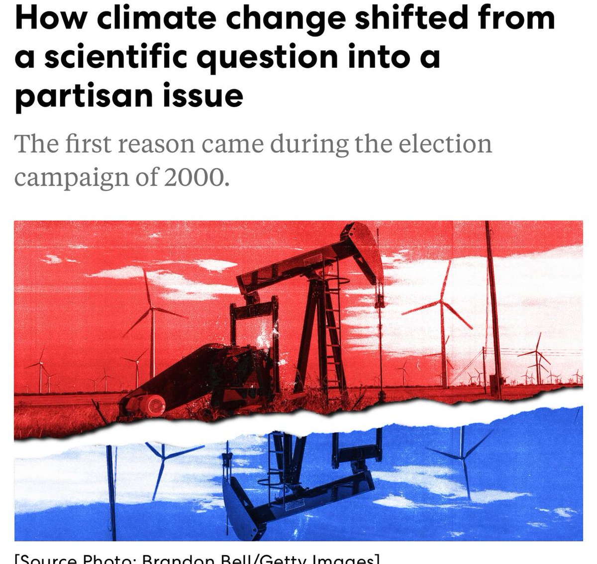 Climate change became a partisan issue when elites exploited it as a means to secure money for pet projects, enacted overreach regulations, and leveraged it over the heads of everyday people.