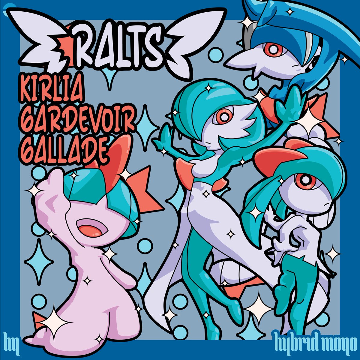 Les comparto el dibujo final de Ralts y sus evos en sus versiones comun y shiny.

Dejen un mensaje, un corazón, o compartan. Me ayudan mucho a llegar a más gente y creerme el sueño de ser artista.

#Ralts #Kirlia
#Gardevoir #Gallade
#fanart #vectorart #pokemon #pokemongo