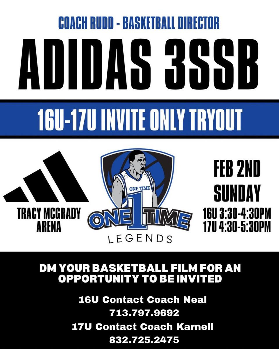 Invite only! DM your Highlight Videos to our Insta!!