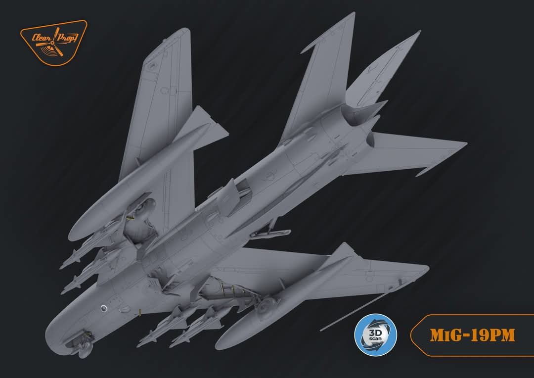 AchtAcht3's tweet photo. 【メーカー応援】
#Clearprop の新製品！ニュールンベルグ国際玩具見本市から速報！1/72でMiG-19PFをリリース。各部の開閉もフォローされており、これは決定版になるかな。続報入り次第お届けいたします。
#StandWithUkraine️ https://t.co/VSJP6dHmT8