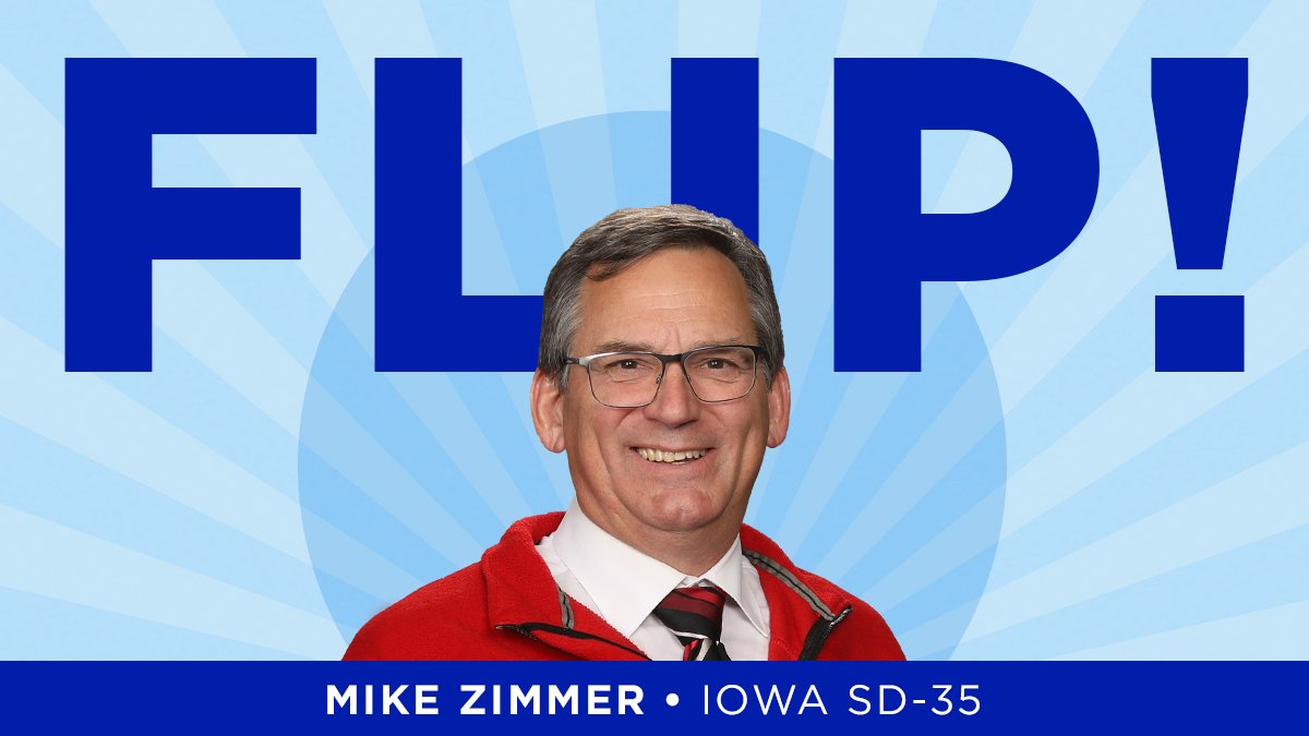 BREAKING: Mike Zimmer just FLIPPED Iowa’s SD-35!

A small business owner and longtime educator, he is ready to fight for his constituents by strengthening public schools, lowering the cost of living, and expanding workers’ rights.