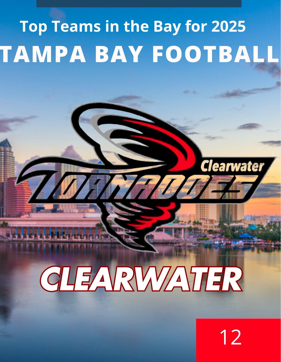 Tampa Bay Football (@tampafootballfl) on Twitter photo Long history of talented teams. Experienced offense led by a dynamic QB will cause problems for most they play. <a href="/CHS_Tornadoes/">Clearwater Tornadoes Football</a> Long history of talented teams. Experienced offense led by a dynamic QB will cause problems for most they play. <a href="/CHS_Tornadoes/">Clearwater Tornadoes Football</a>