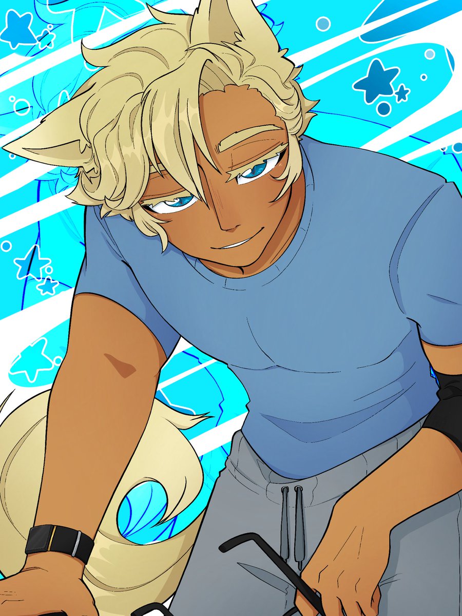 Little does she know I'm a nasty dawg🐶🐶 #aphmau #aphmaufanart #mystreet  #mystreetfanart #garrothromeave #garroth #garrothfanart, image size:900x1200