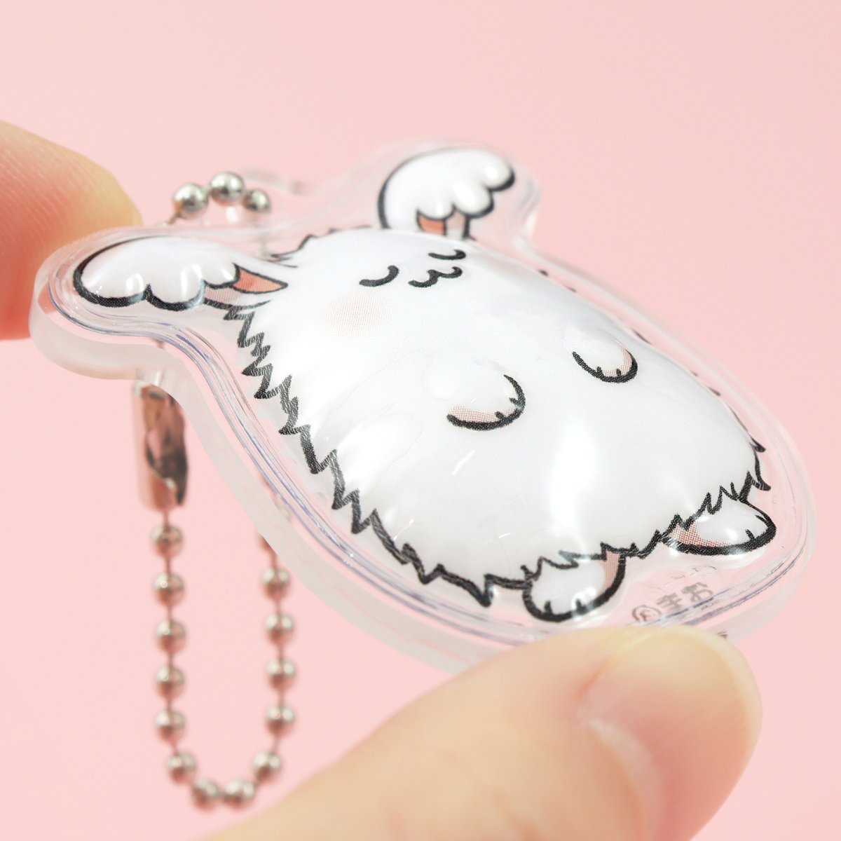 🦙発売中🦙 「まお」ぷっくり半立体アクリルキーホルダー 400円（税込