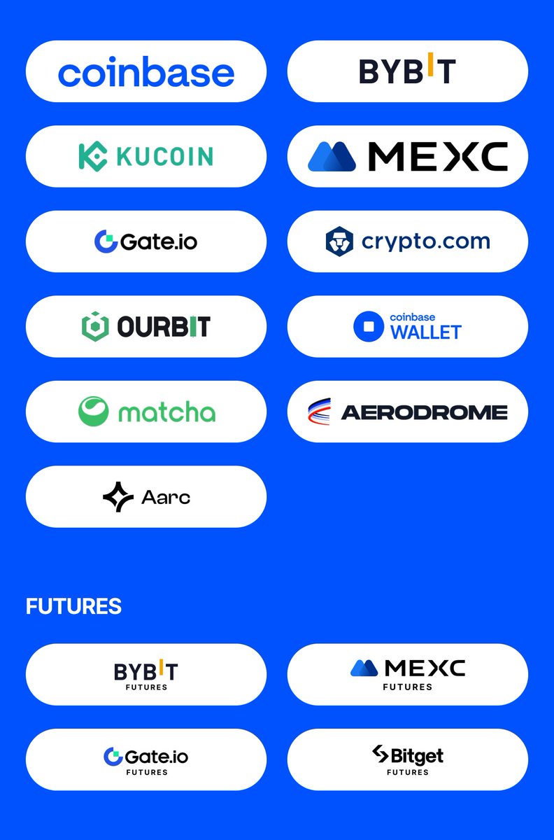 The ticker is $TOSHI and this list keeps growing.

Who’s next?