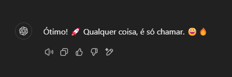 sanxeira's tweet photo. a IA ta ficando simpática https://t.co/sJFJ66ZSLN