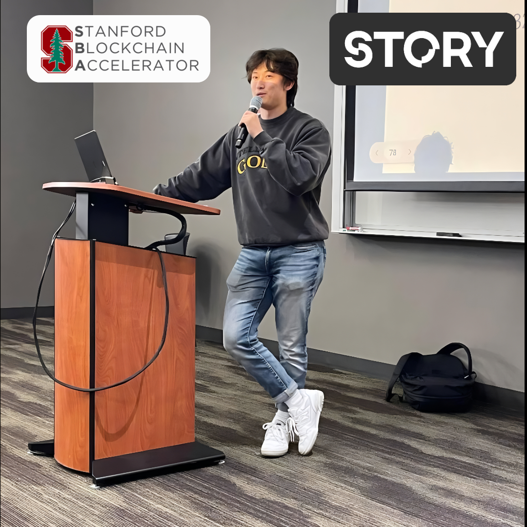 Stanford Blockchain Accelerator (SBA) (@stanfordsba) on Twitter photo Today we hosted <a href="/StoryProtocol/">Story</a> founder <a href="/jasonjzhao/">Jason Zhao</a> for Stanford's Blockchain Entrepreneurship class!
Edge of seat learning as <a href="/jasonjzhao/">Jason Zhao</a>, 3 years out of Stanford, shared his vision for programmable IP, on-chain, in the age of artificial intelligence!
Video coming next week... Today we hosted <a href="/StoryProtocol/">Story</a> founder <a href="/jasonjzhao/">Jason Zhao</a> for Stanford's Blockchain Entrepreneurship class!
Edge of seat learning as <a href="/jasonjzhao/">Jason Zhao</a>, 3 years out of Stanford, shared his vision for programmable IP, on-chain, in the age of artificial intelligence!
Video coming next week...