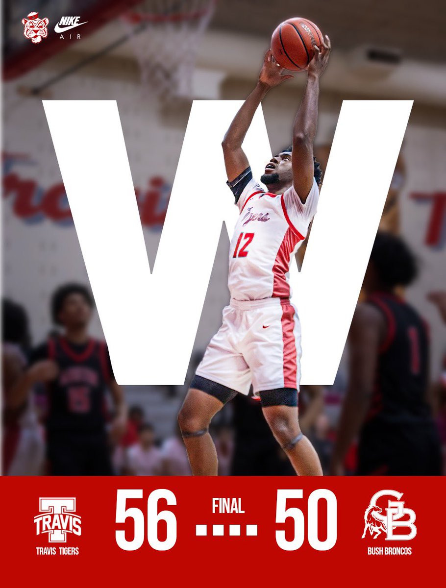 Tigers with another win to improve to 26-2 and 9-0 in District. So proud of our toughness and togetherness. Congrats to our JV, Sophomore and Freshmen Gray teams. At Dulles on Friday. #TheTravisWay